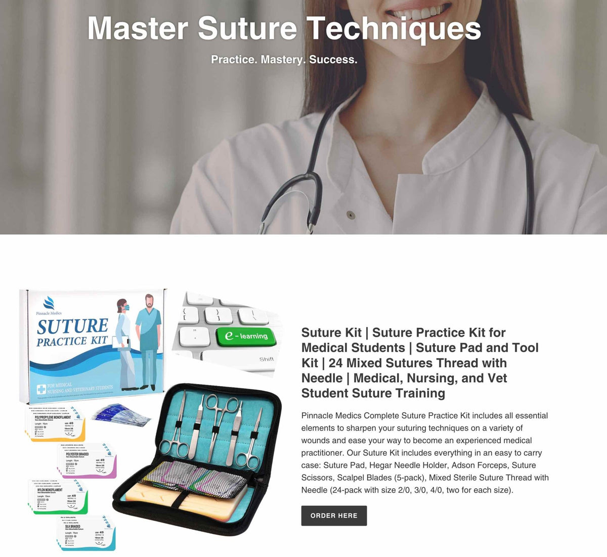 Discover the Best High-Quality Suture Kit with Tools Today - Pinnacle Medics