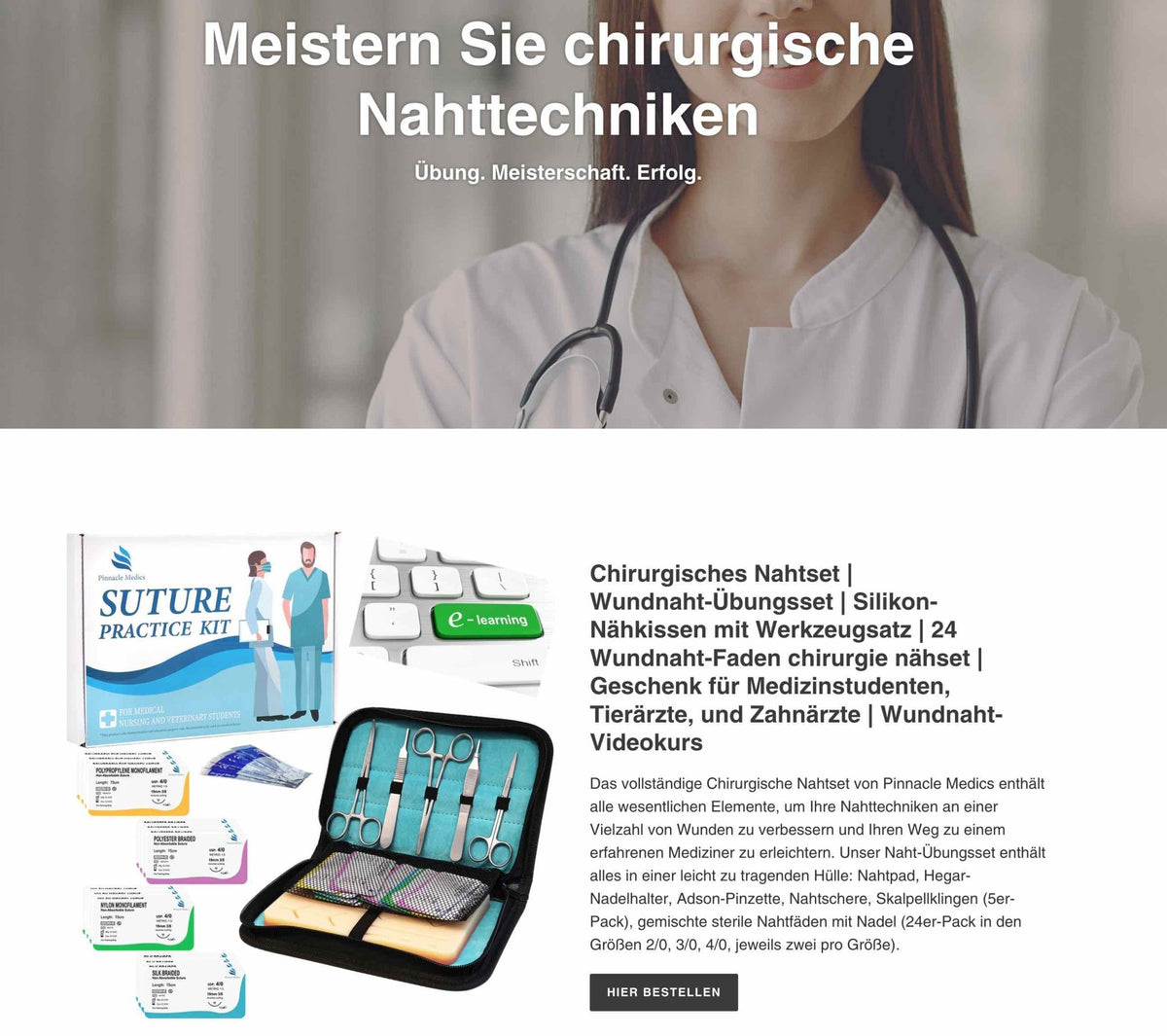 Hochwertige Chirurgische Nahtsets Kaufen: Unsere Top-Empfehlung - Pinnacle Medics