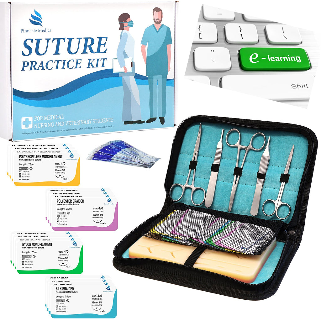 Suture Practice Kit + Extra Anti-Tear Suture Pad, photo 2