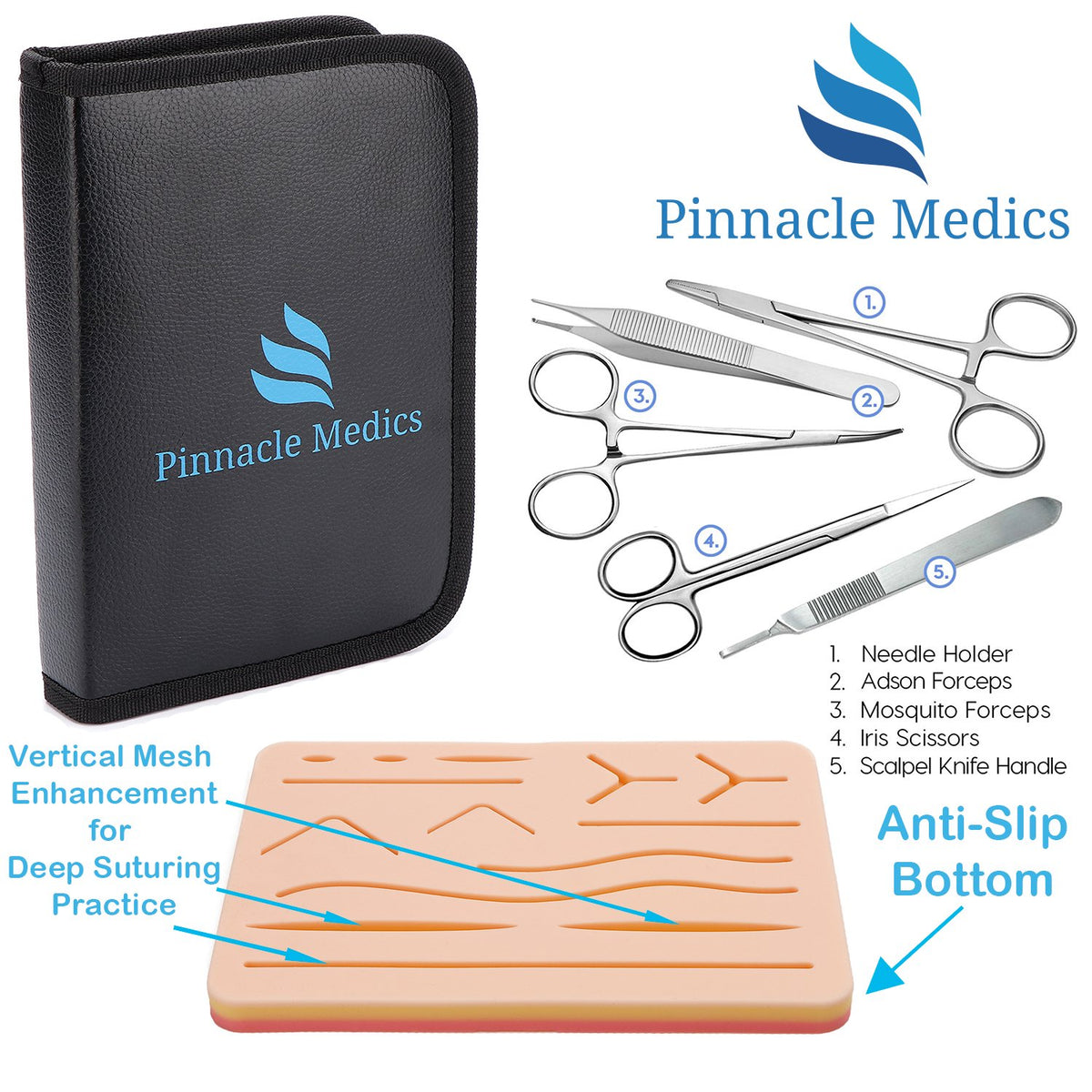Complete Suture Practice Kit for Medical Students - Pinnacle Medics