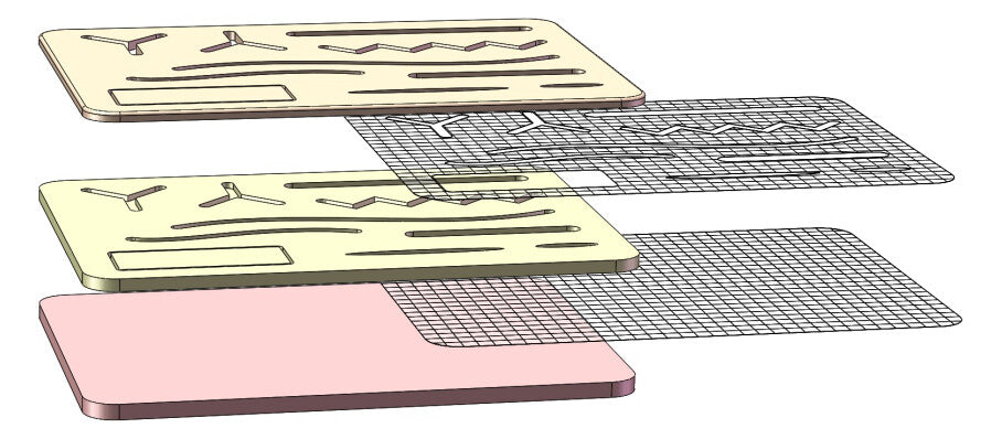 Anti-Tear Suture Pad with Mesh Reinforcement, photo 2
