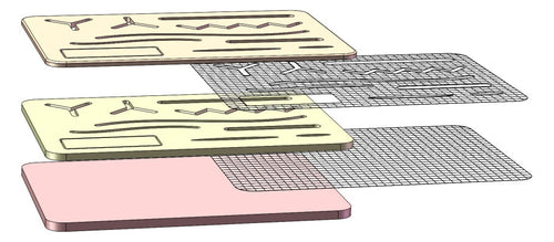 Anti-Tear Suture Pad with Mesh Reinforcement, photo 2