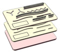 Anti-Tear Suture Pad with Mesh Reinforcement, photo 1