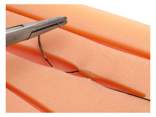Suture Practice Pad, 3-Layer Silicone with Pre-Cut Wounds, photo 3